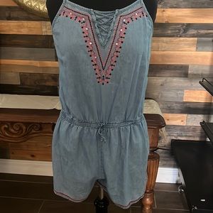 Beautiful Justice Demin Overall Embroidery size 20
